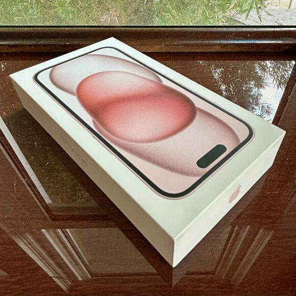Apple iPhone 15 Pink EMPTY BOX ONLY - Picture 1 of 12